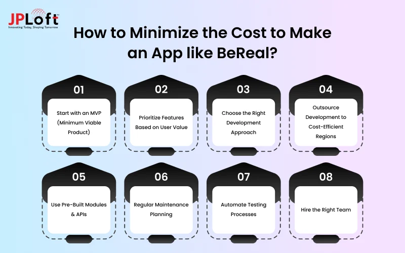 How to Minimize the Cost to Make an App like BeReal?